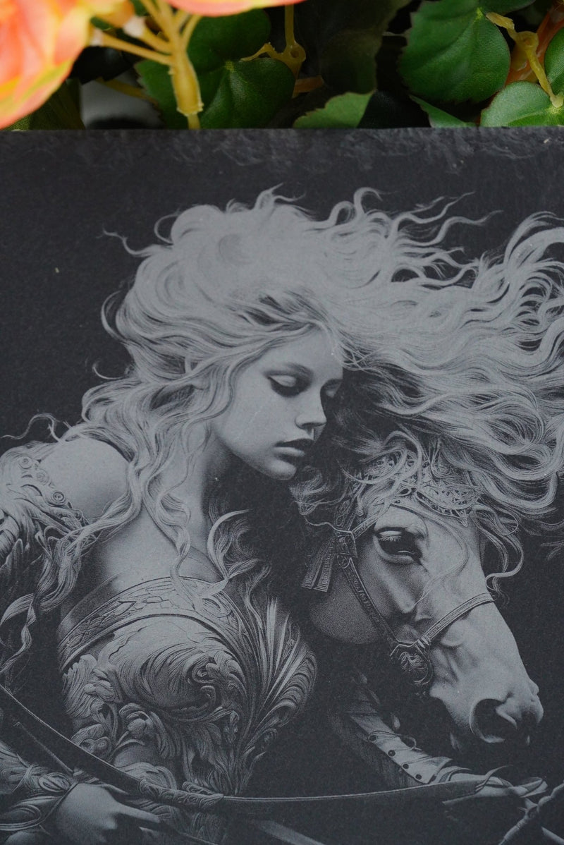 Sternzeichen auf Schieferplatte, personalisierbar - RJC - Circle