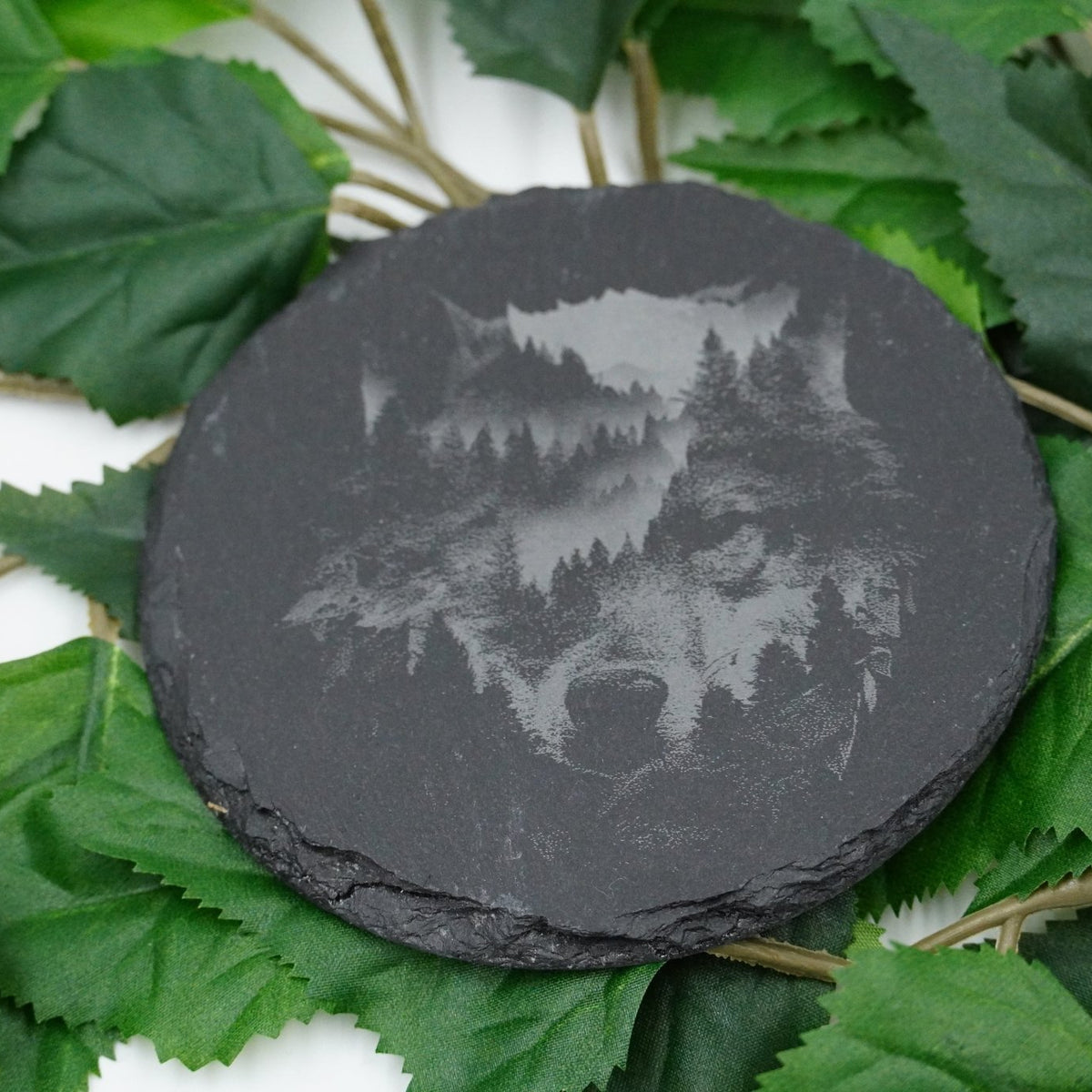Tier Untersetzer Wildtiere "Bär, Adler, Hirsch und Wolf" - RJC - Circle