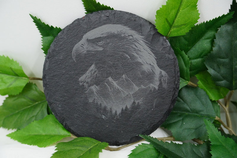 Tier Untersetzer Wildtiere "Bär, Adler, Hirsch und Wolf" - RJC - Circle