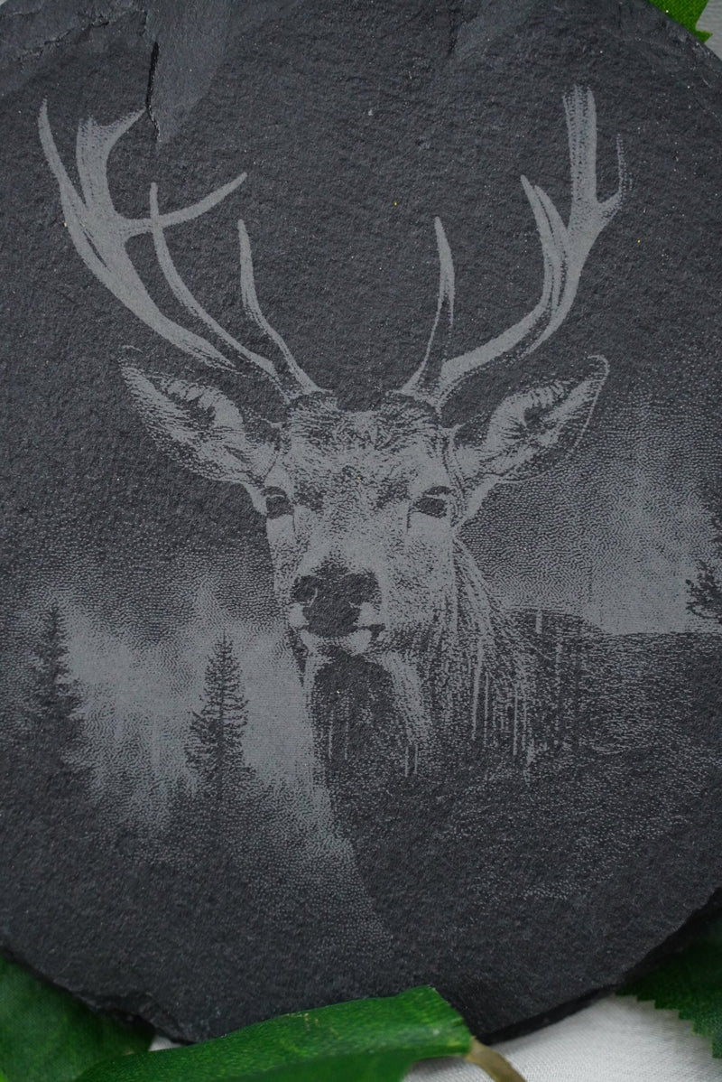 Tier Untersetzer Wildtiere "Bär, Adler, Hirsch und Wolf" - RJC - Circle