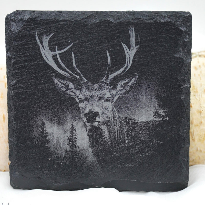 Tier Untersetzer Wildtiere "Bär, Adler, Hirsch und Wolf" - RJC - Circle