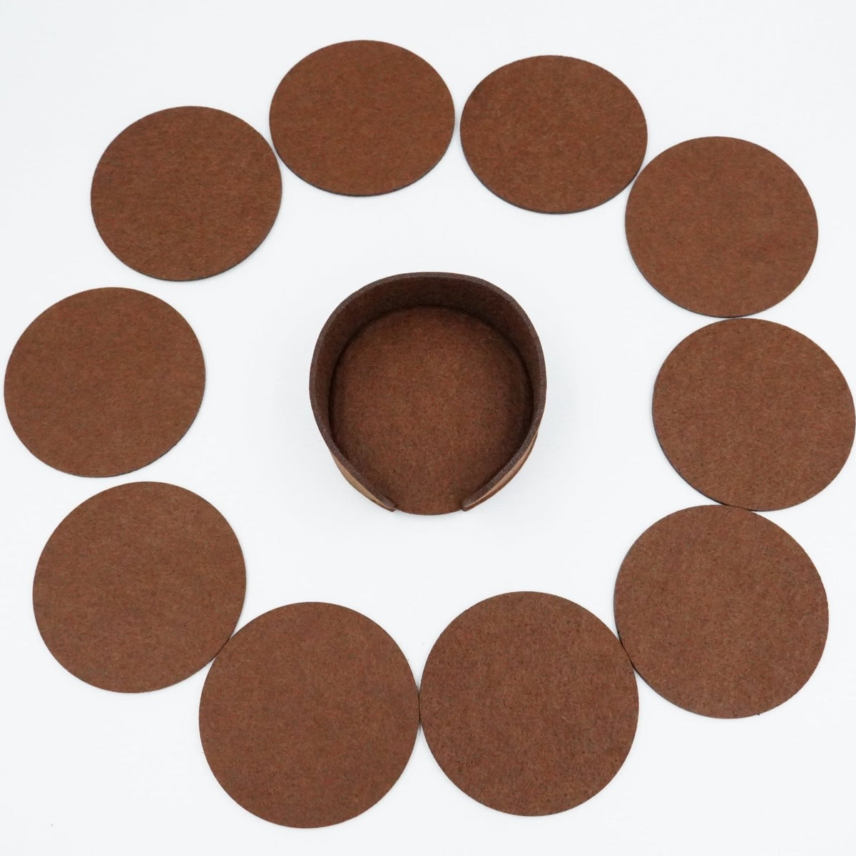 Untersetzer Filz 11er Set rund - RJC - Circle