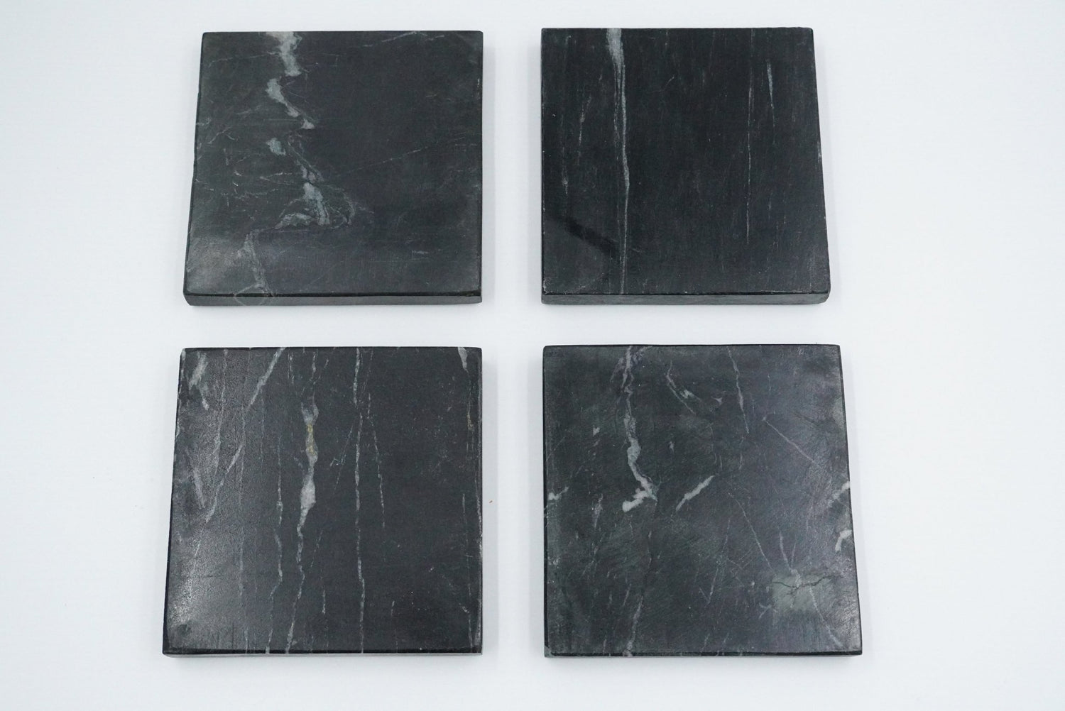Untersetzer Marmor 4er Set eckig - RJC - Circle