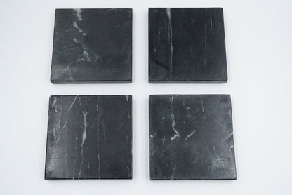 Untersetzer Marmor 4er Set eckig - RJC - Circle