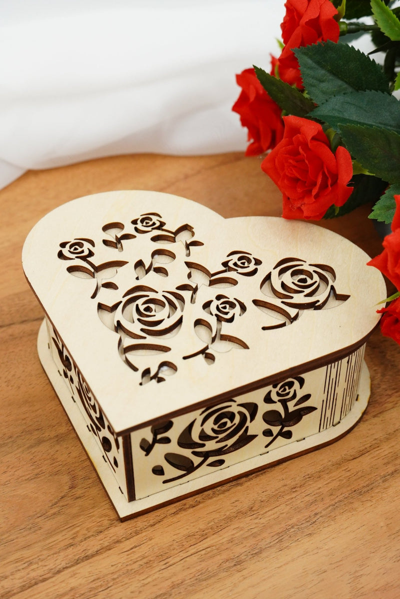 Valentin Geschenkbox Herz groß - personalisierbar - RJC - Circle