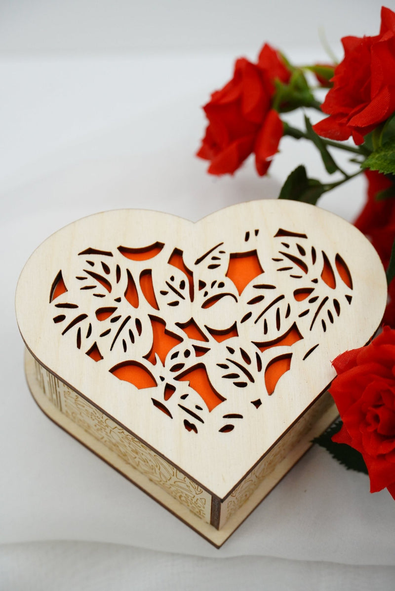 Valentin Geschenkbox Herz klein - personalisierbar - RJC - Circle