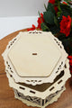 Valentin Geschenkbox sechseck Blumendesign - personalisierbar - RJC - Circle
