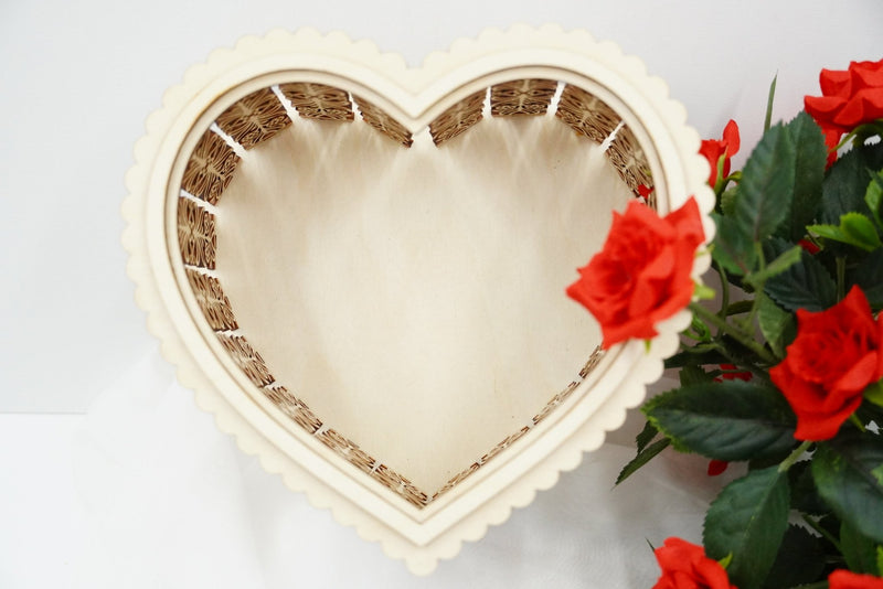 Valentinsbox filigran Rosendeckel - RJC - Circle