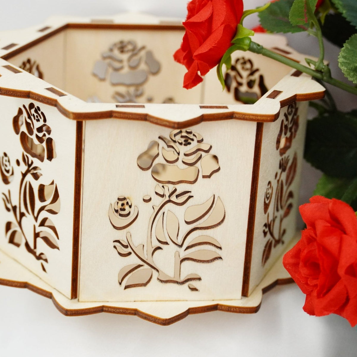Valentinsbox Rosenpflanze - RJC - Circle