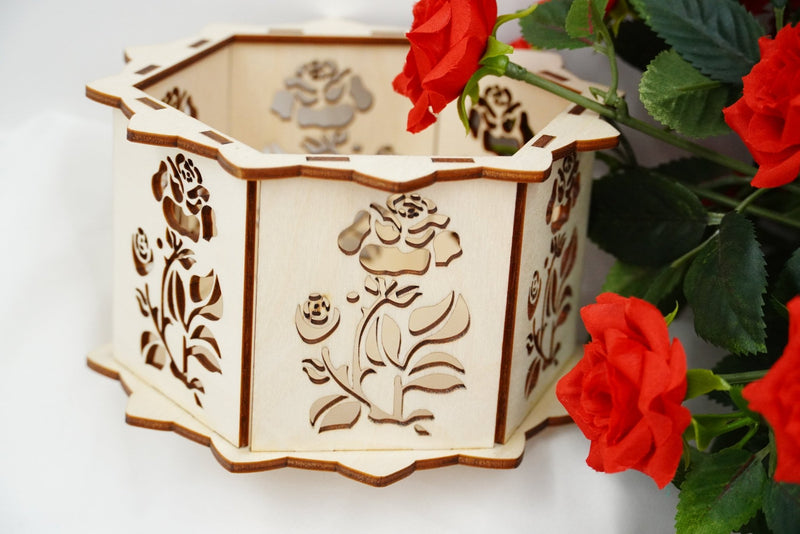 Valentinsbox Rosenpflanze - RJC - Circle