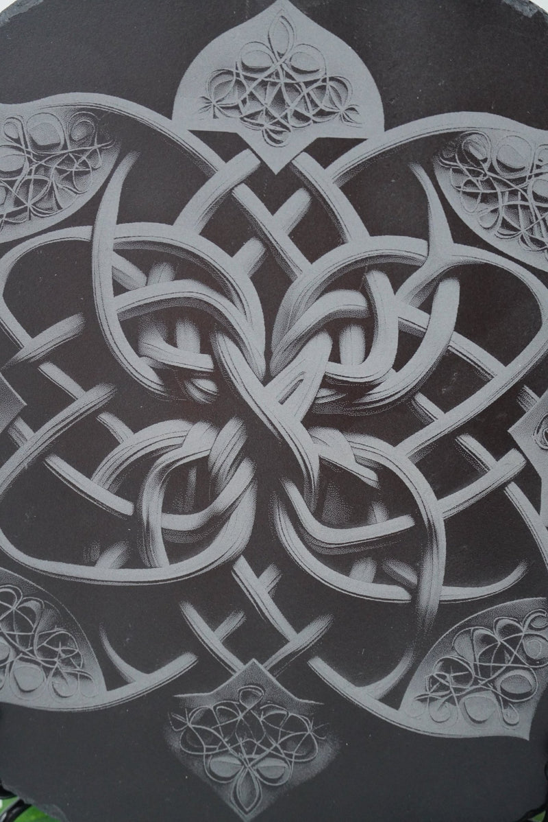 Vikings Untersetzer Blume - personalisierbar - RJC - Circle