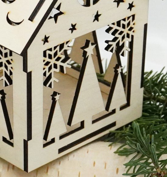 Weihnachtshaus in fünf Designs - RJC - Circle