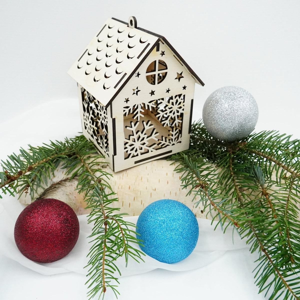 Weihnachtshaus in fünf Designs - RJC - Circle