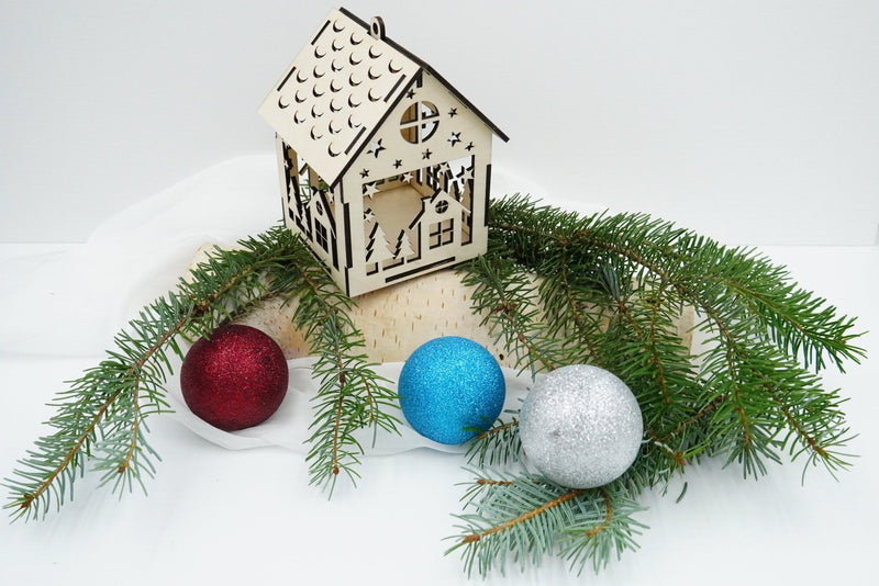 Weihnachtshaus in fünf Designs - RJC - Circle