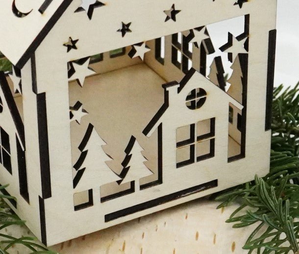 Weihnachtshaus in fünf Designs - RJC - Circle