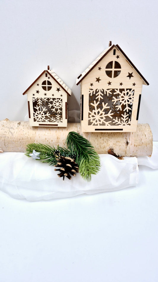 Weihnachtshaus in fünf Designs - RJC - Circle