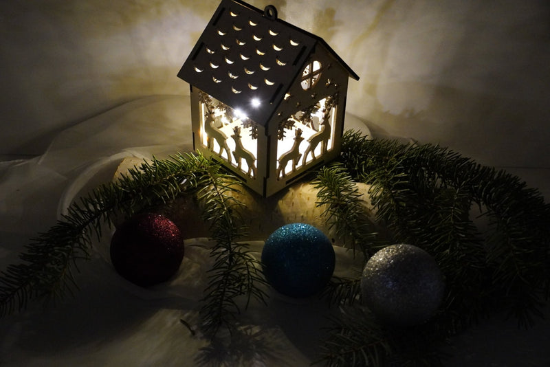 Weihnachtshaus in fünf Designs - RJC - Circle