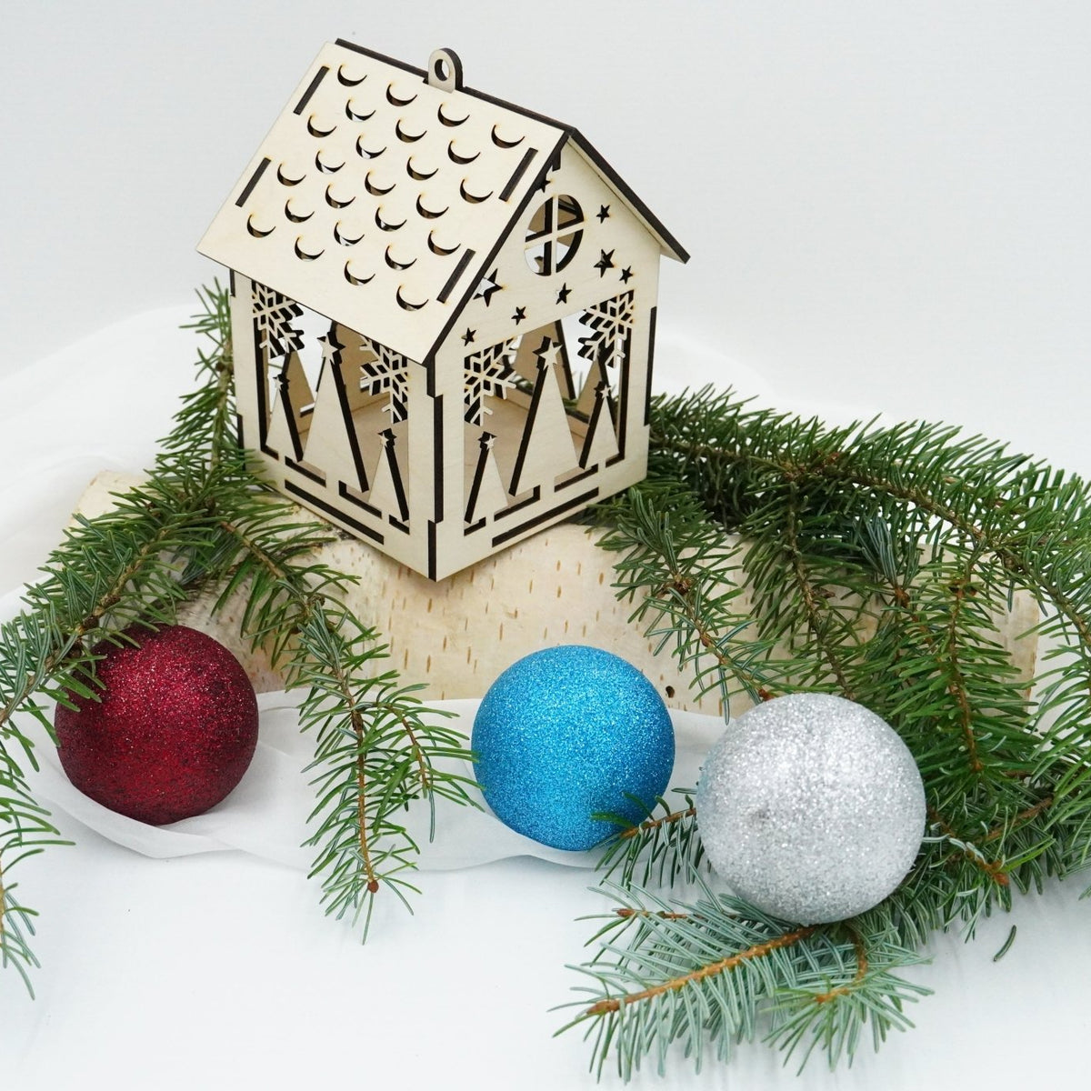 Weihnachtshaus in fünf Designs - RJC - Circle