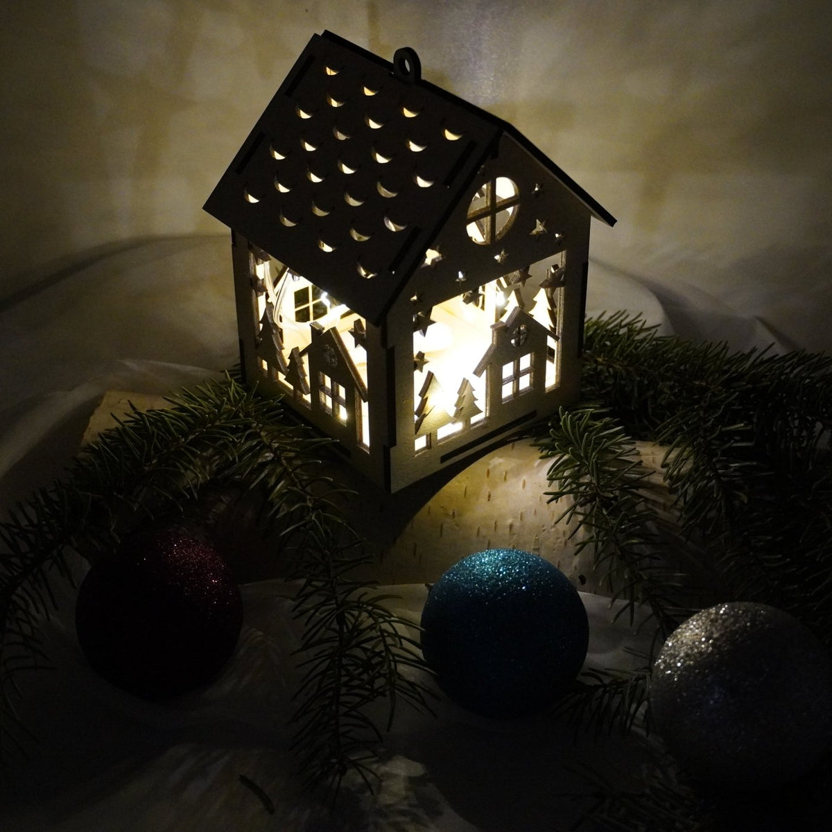 Weihnachtshaus in fünf Designs - RJC - Circle