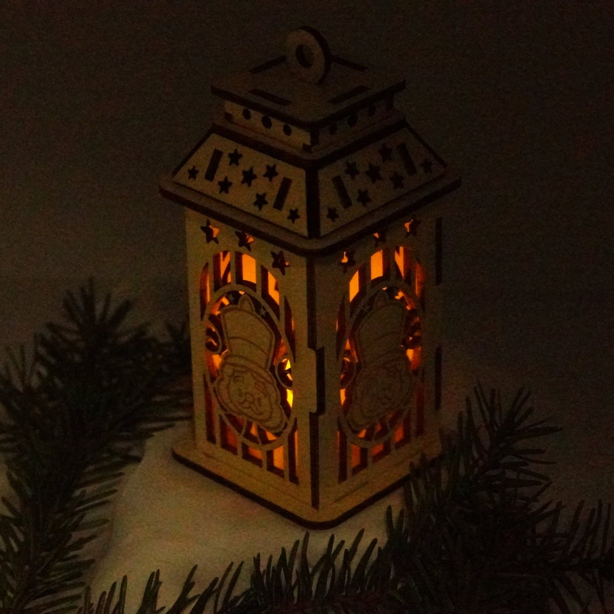 Weihnachtslaterne in fünf Designs - RJC - Circle