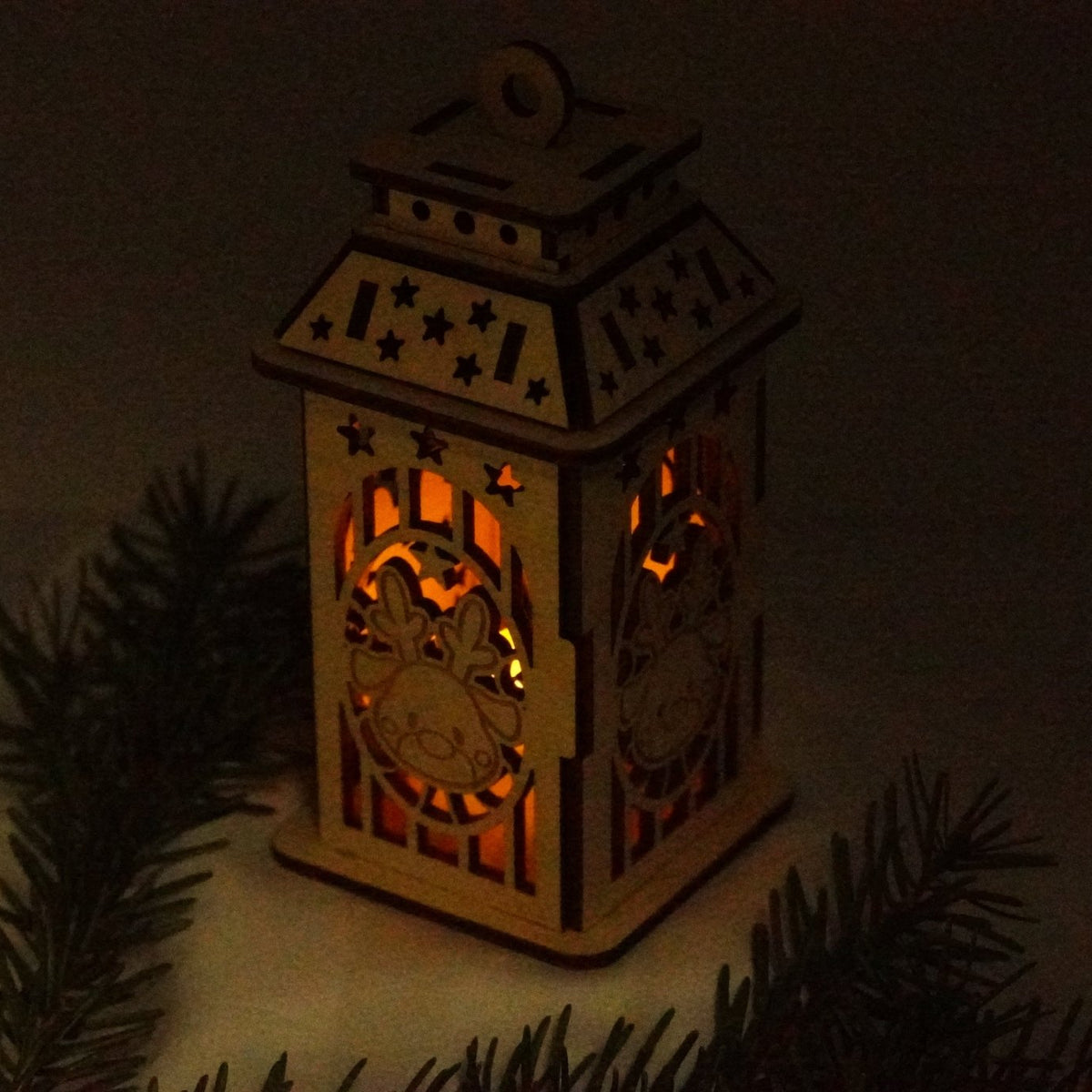 Weihnachtslaterne in fünf Designs - RJC - Circle