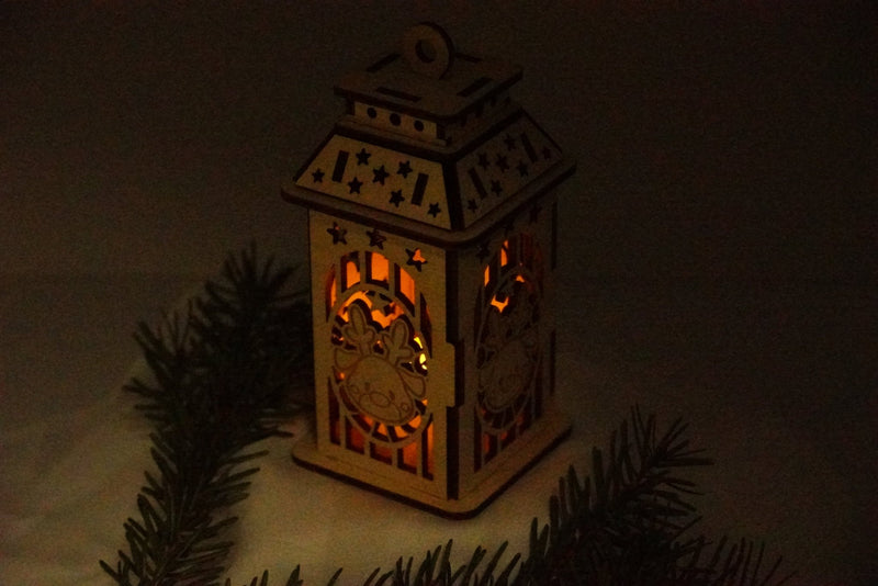 Weihnachtslaterne in fünf Designs - RJC - Circle