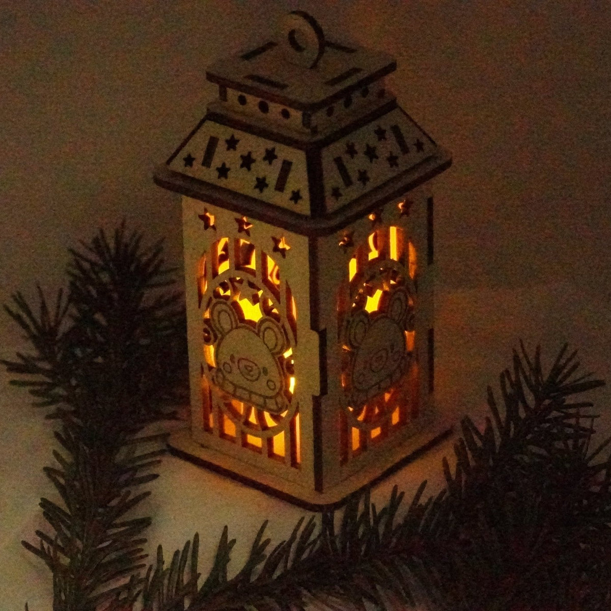 Weihnachtslaterne in fünf Designs - RJC - Circle