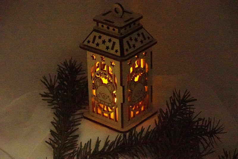 Weihnachtslaterne in fünf Designs - RJC - Circle