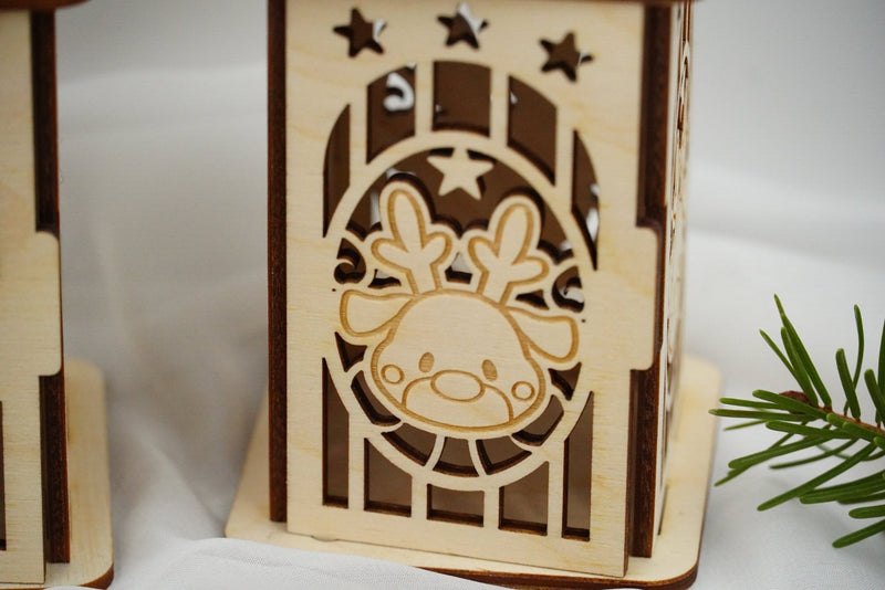 Weihnachtslaterne in fünf Designs - RJC - Circle